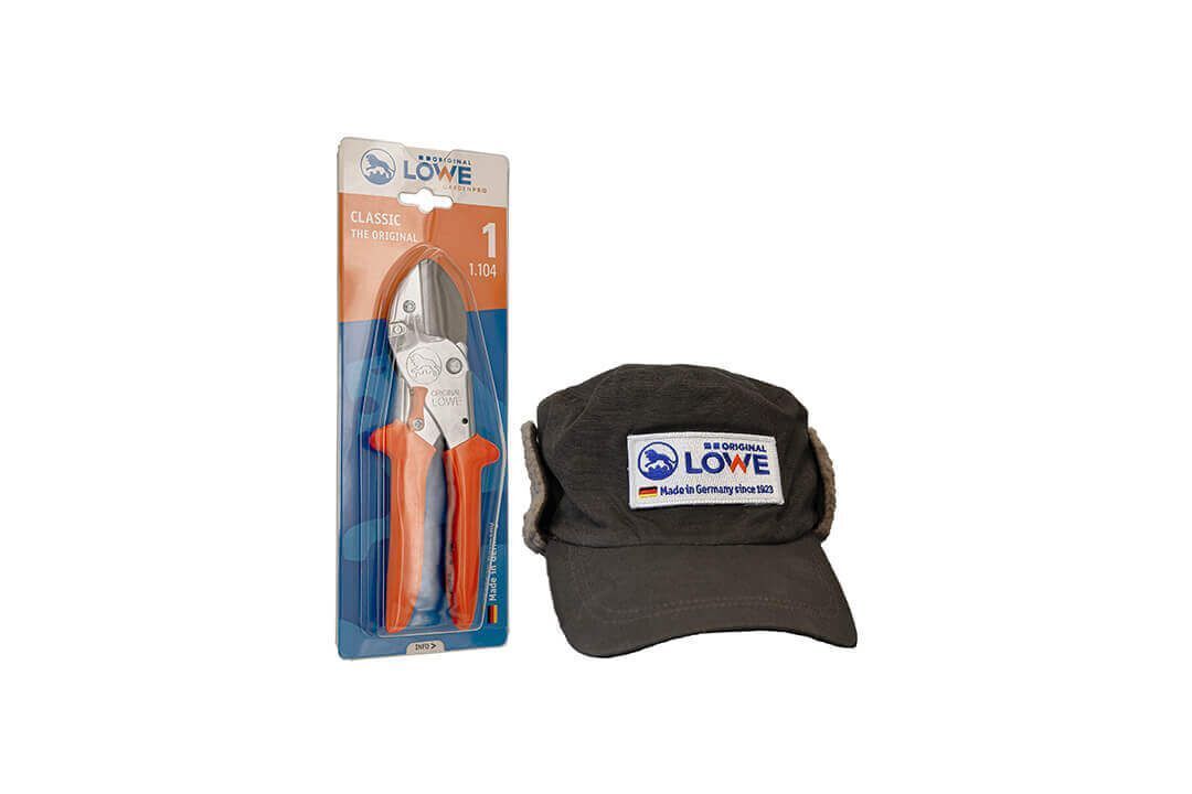 Original LÖWE 8 standart saplı, kış kapağı ile