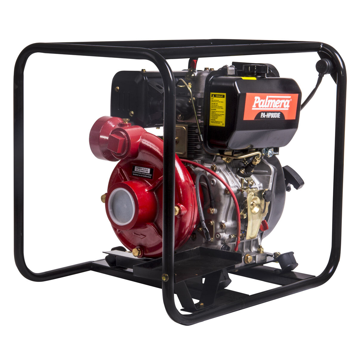 HP80DIE EUR5 YÜKSEK BASINÇLI SU MOTORU 3'' MARŞLI
