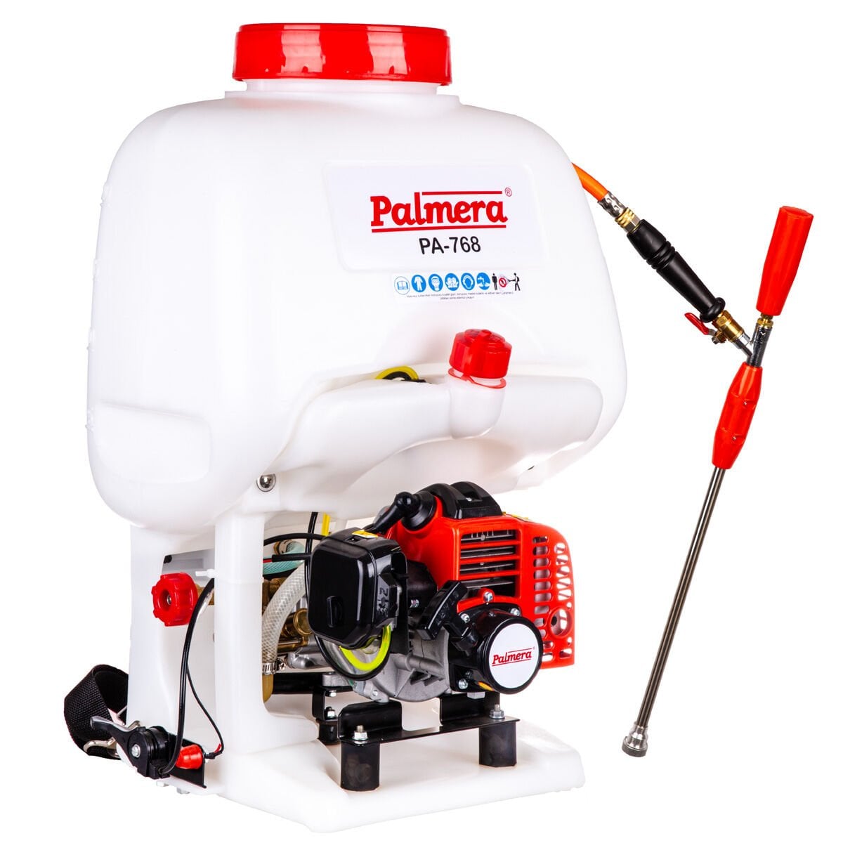 PA-768 EUR5 2T SIRT İLAÇLAMA MAKİNESİ 1Hp 25Lt YÜKSEK BASINÇLI