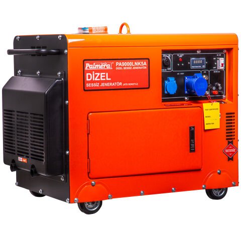 PA9000LNK5A EUR5 JENERATÖR 8,1 kVA DİZEL MARŞLI ATS UYUMLU