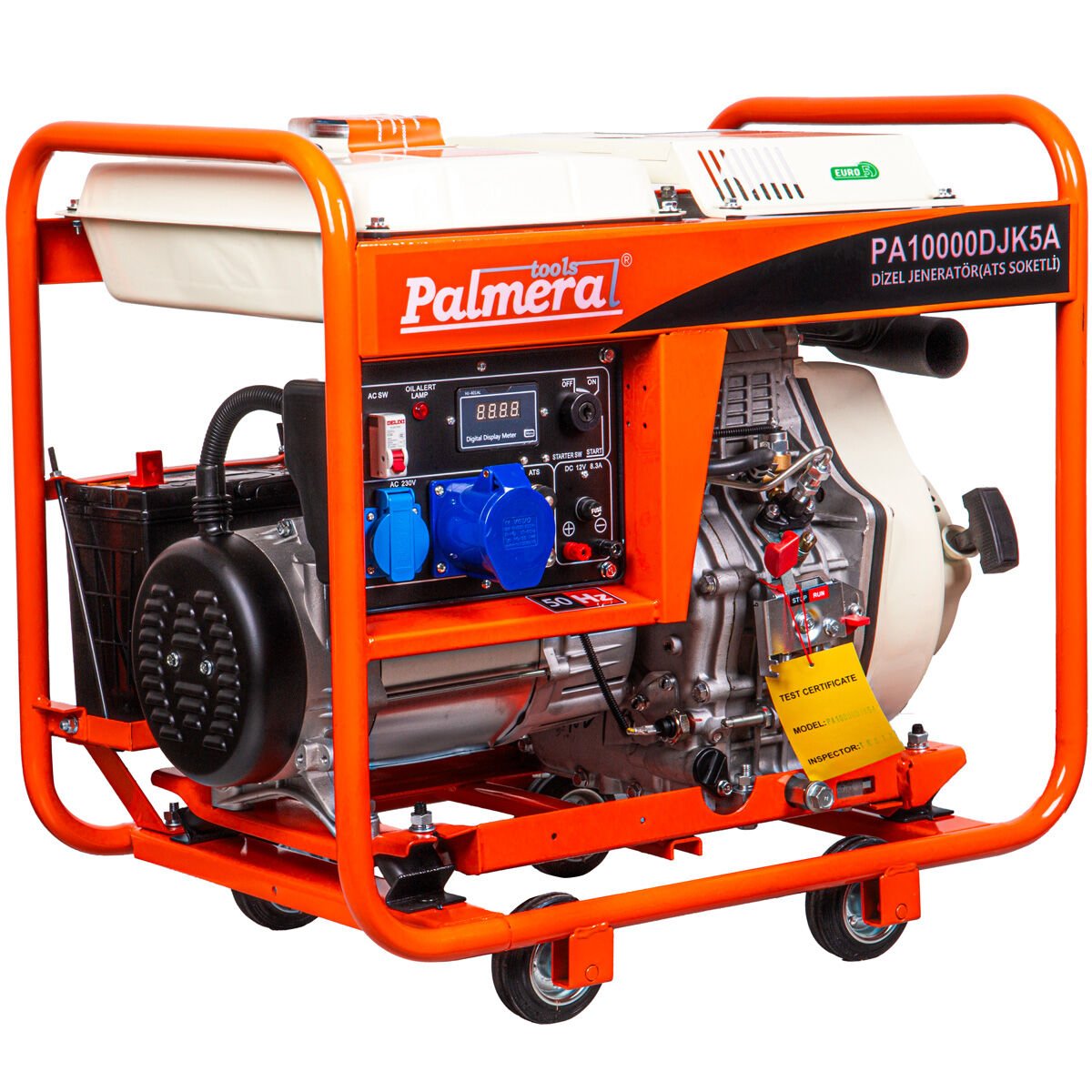 PA10000DJK5A EUR5 JENERATÖR 9,3 kVA DİZEL MARŞLI ATS UYUMLU