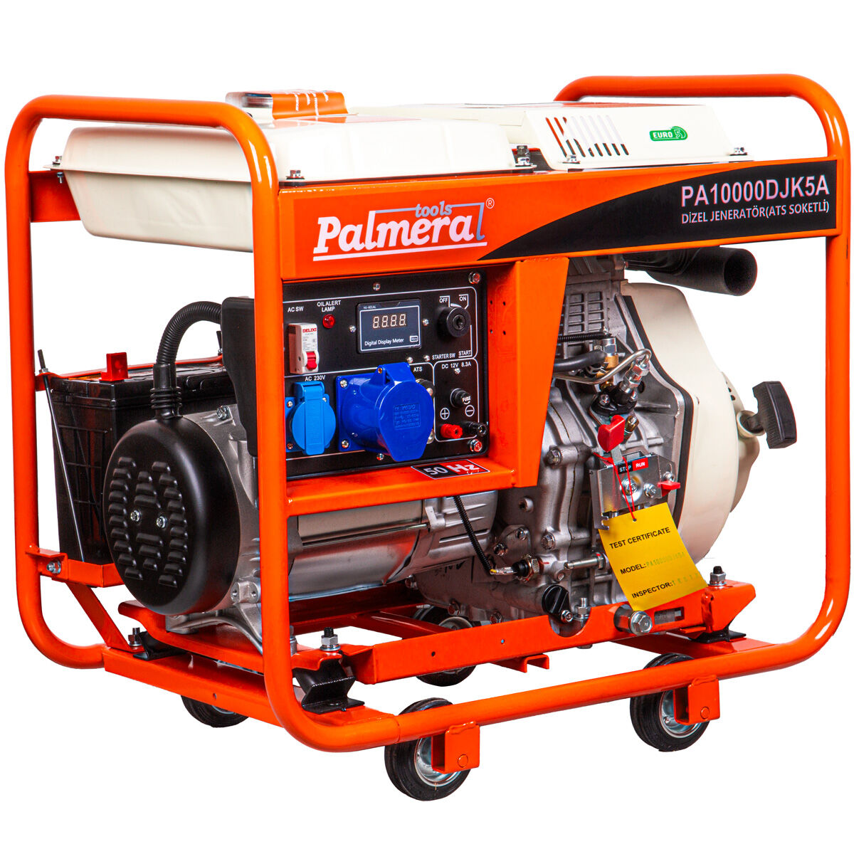 PA10000DJK5A EUR5 JENERATÖR 9,3 kVA DİZEL MARŞLI ATS UYUMLU