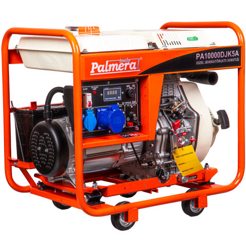 PA10000DJK5A EUR5 JENERATÖR 9,3 kVA DİZEL MARŞLI ATS UYUMLU
