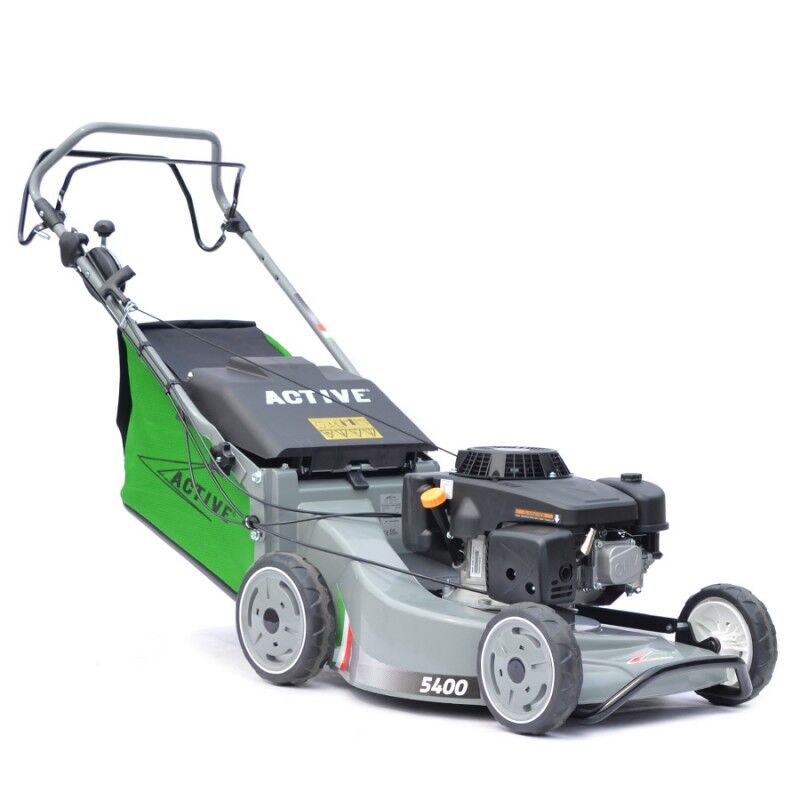 BENZİNLİ ÇİM BİÇME MAKİNESİ,5400 SA, ACTIVE A200 MOTOR,196 CC,6 HP,ALÜMİNYUM ŞASE,53 CM,65 LT.T.S.Vİ