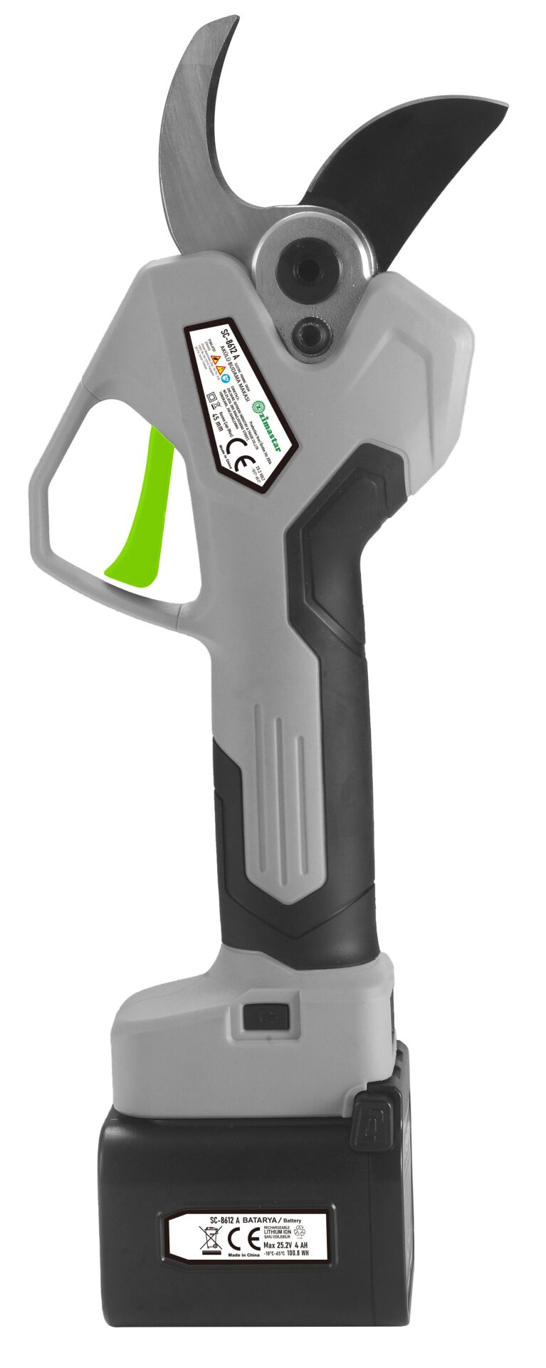 AKÜLÜ BUDAMA MAKASI, 21.6 V / 4.0 Ah, 45 MM KESME ÇAPI, 2 AKÜLÜ