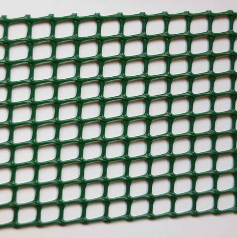 Intermas 170604 C-104 Yeşil 1x25 m 5x5 mm UV Filtreli Yüksek Dayanıklı Plastik Çevirme Çiti (HDPE)