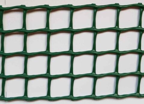 Intermas 170606 C-114 Yeşil 1x25 m 10x10 mm UV Filtreli Yüksek Dayanıklı Plastik Çevirme Çiti (HDPE)