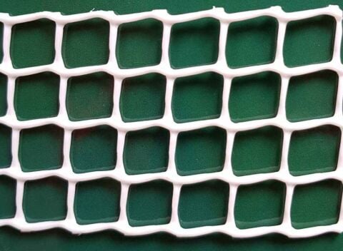Intermas 170607 C-114 Beyaz 1x25 m 10x10 mm UV Filtreli Yüksek Dayanıklı Plastik Çevirme Çiti (HDPE)
