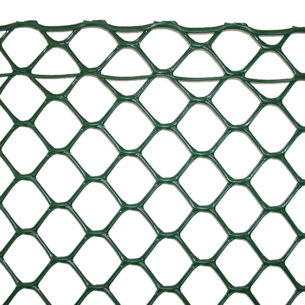 Intermas 170637 HEXA mAS Yeşil 1x25 m 20x20 mm UV Filtreli Yüksek Dayanıklı Plastik Çevirme Çiti (HDPE)