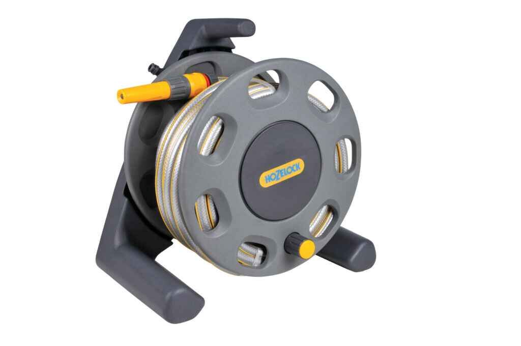 Hozelock 2412H 15 m 1/2'' Hortumlu 30 m Kapasiteli Hortum Toplama Sarma Makara Seti