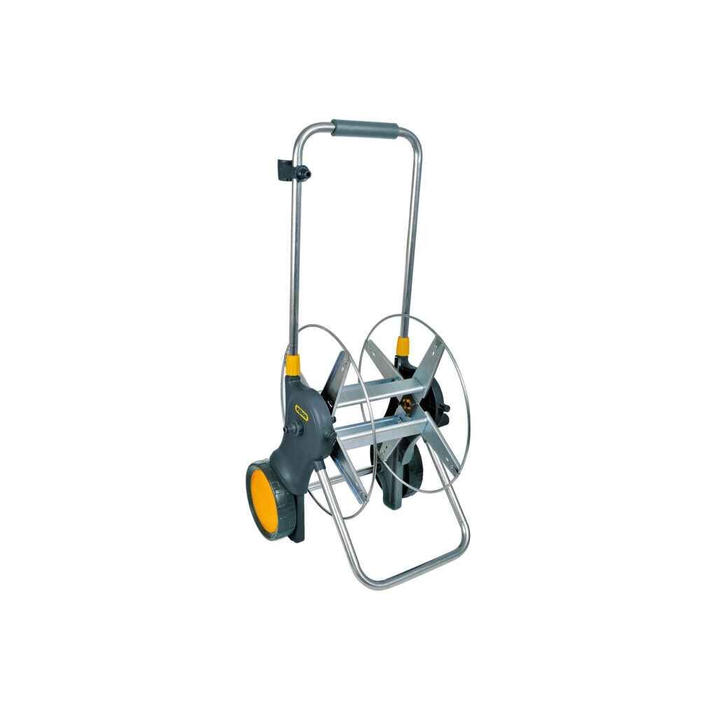 Hozelock 2460H 90 m Kapasiteli Tekerlekli Metal Hortum Toplama Sarma Arabası