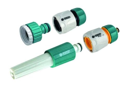 Raco 55383 Ayarlı Sprey Başlıklı, Bağlantı Adaptörlü Hortum Ucu Tabanca Seti 1/2''