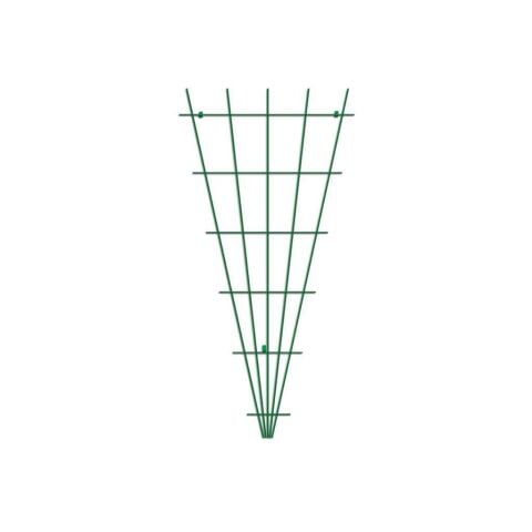 Gardener 74175 Sarmaşık Bitkilere Özel Metal Tırmanma Kafesi Üçgen - Yeşil 150cm X 75cm