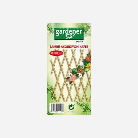 Gardener BMB045 Bambu Akordeon Kafes - 45 cm X 180 cm