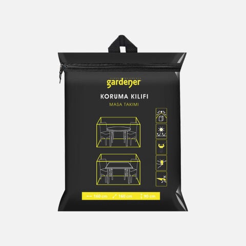 Gardener GRDC304 Masa Takımı Koruma Örtüsü / Kılıfı PE (160 cm x 160 cm x 90 cm)