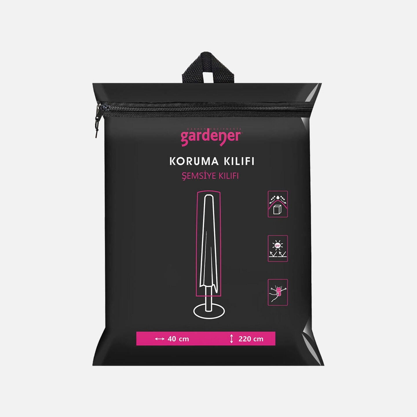 Gardener GRDC307 Şemsiye Koruma Örtüsü / Kılıfı PE (220 cm x 40 cm)