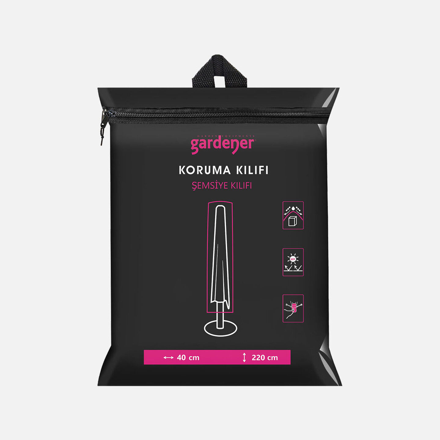 Gardener GRDC307 Şemsiye Koruma Örtüsü / Kılıfı PE (220 cm x 40 cm)